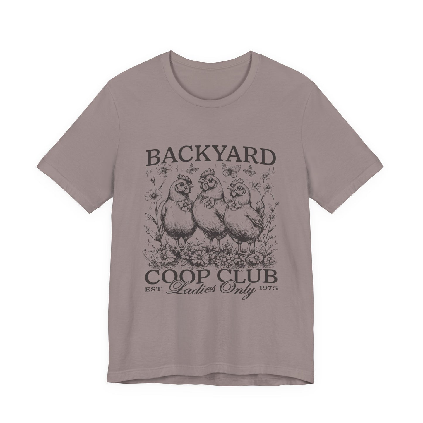 Ladies Only Chicken Farm Graphic T-Shirt