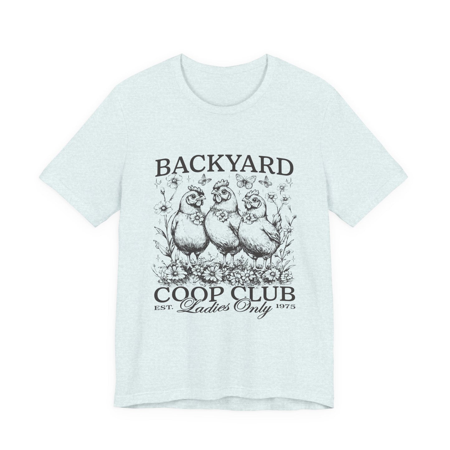 Ladies Only Chicken Farm Graphic T-Shirt