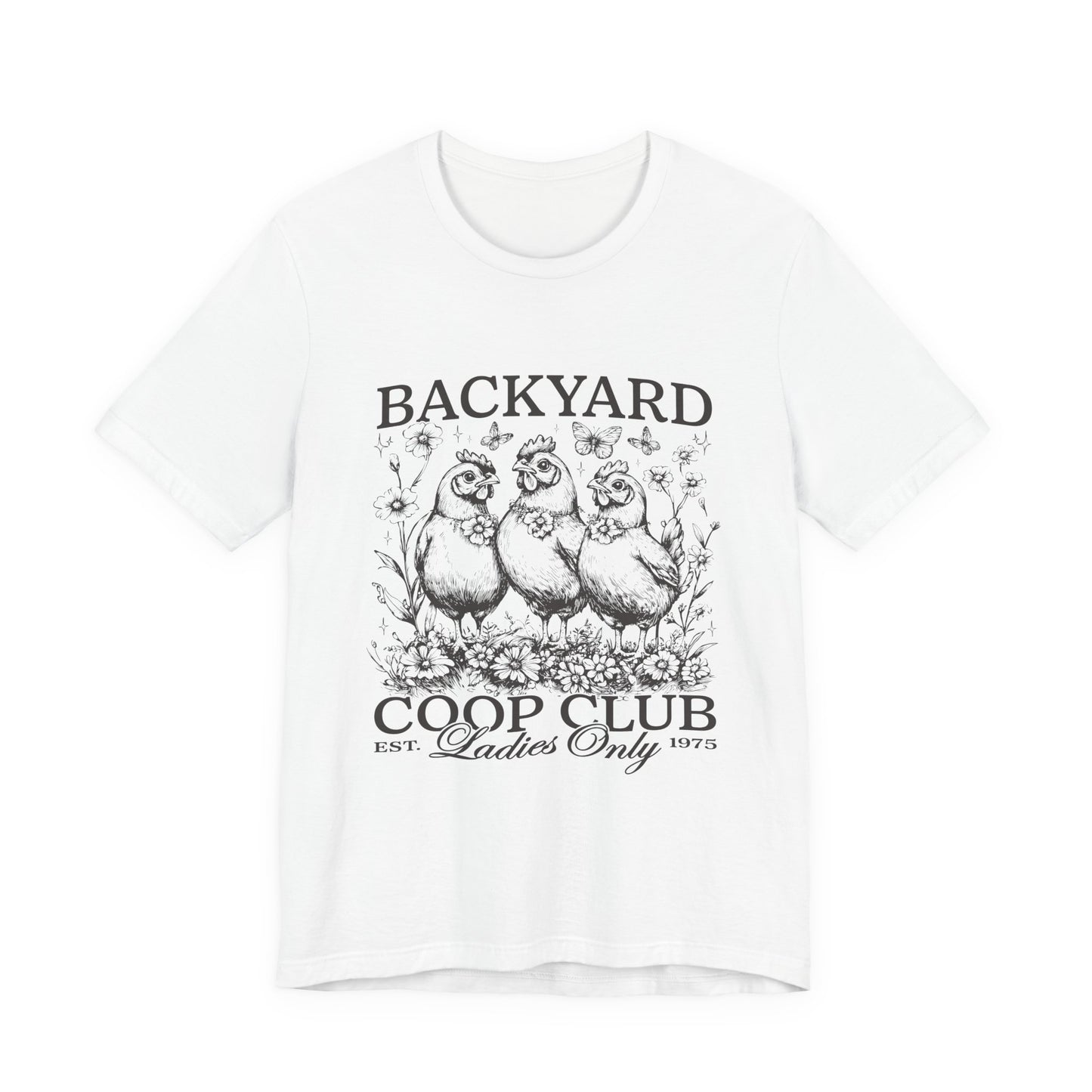 Ladies Only Chicken Farm Graphic T-Shirt