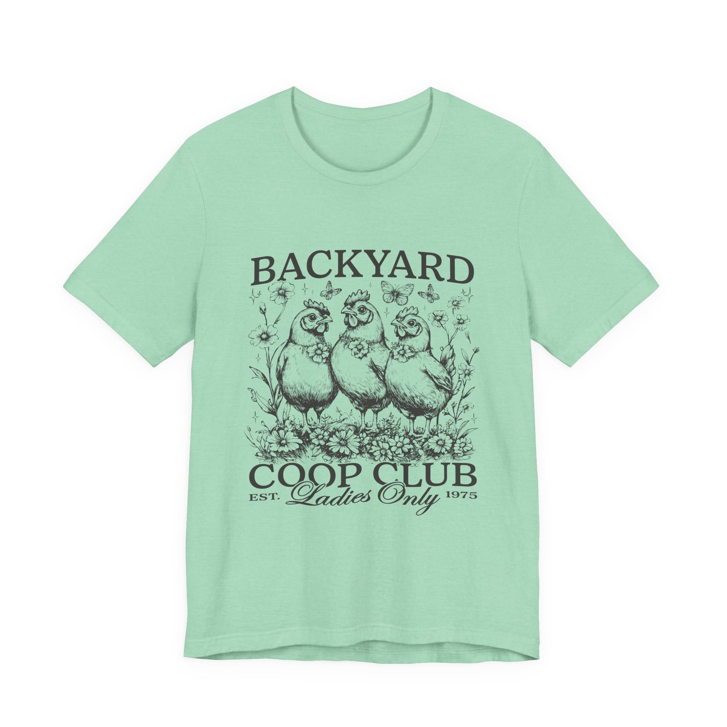 Ladies Only Chicken Farm Graphic T-Shirt
