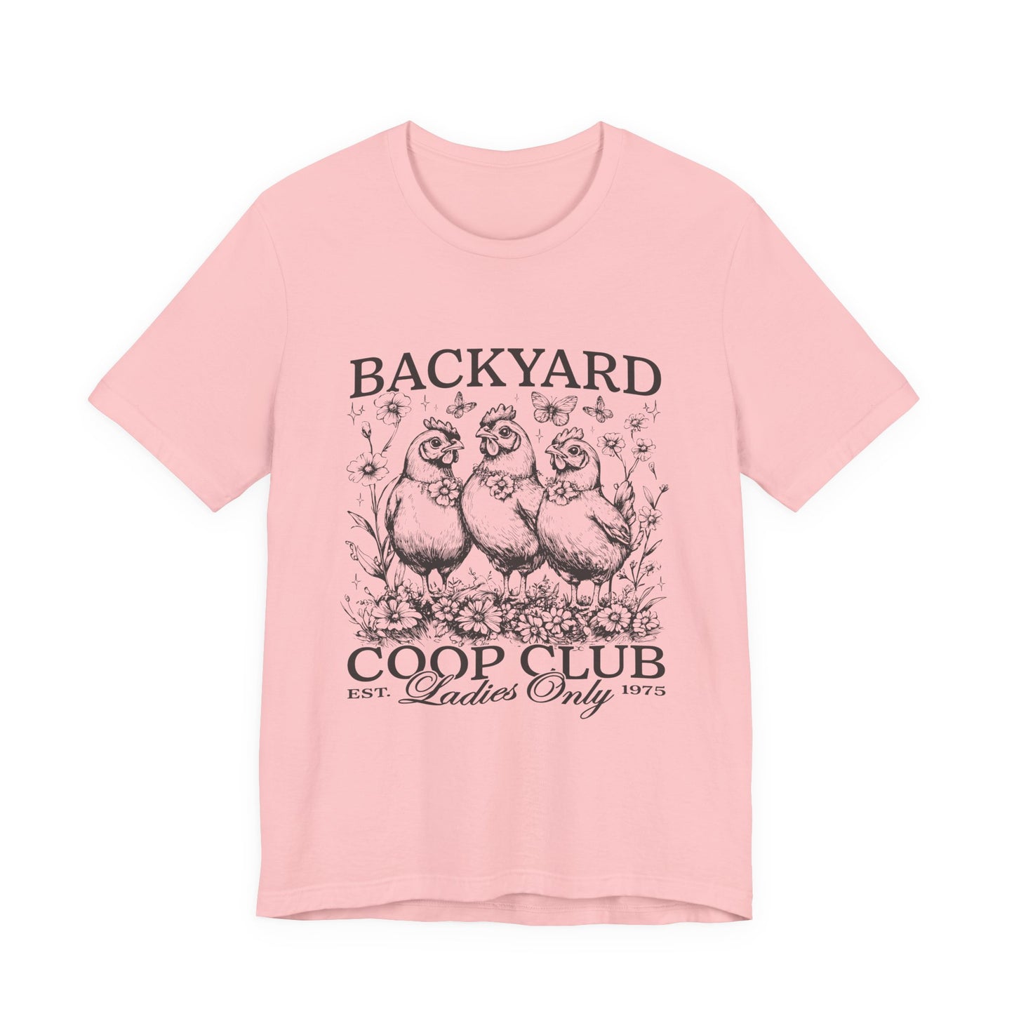 Ladies Only Chicken Farm Graphic T-Shirt