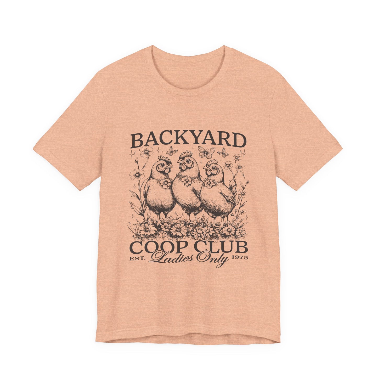 Ladies Only Chicken Farm Graphic T-Shirt