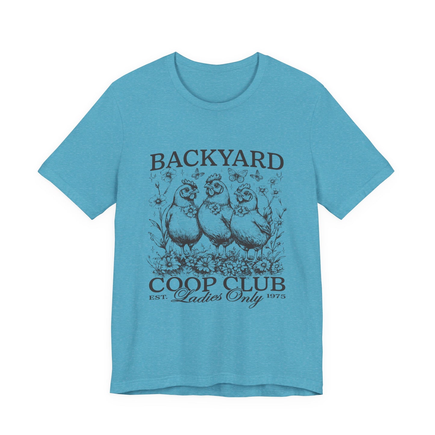 Ladies Only Chicken Farm Graphic T-Shirt
