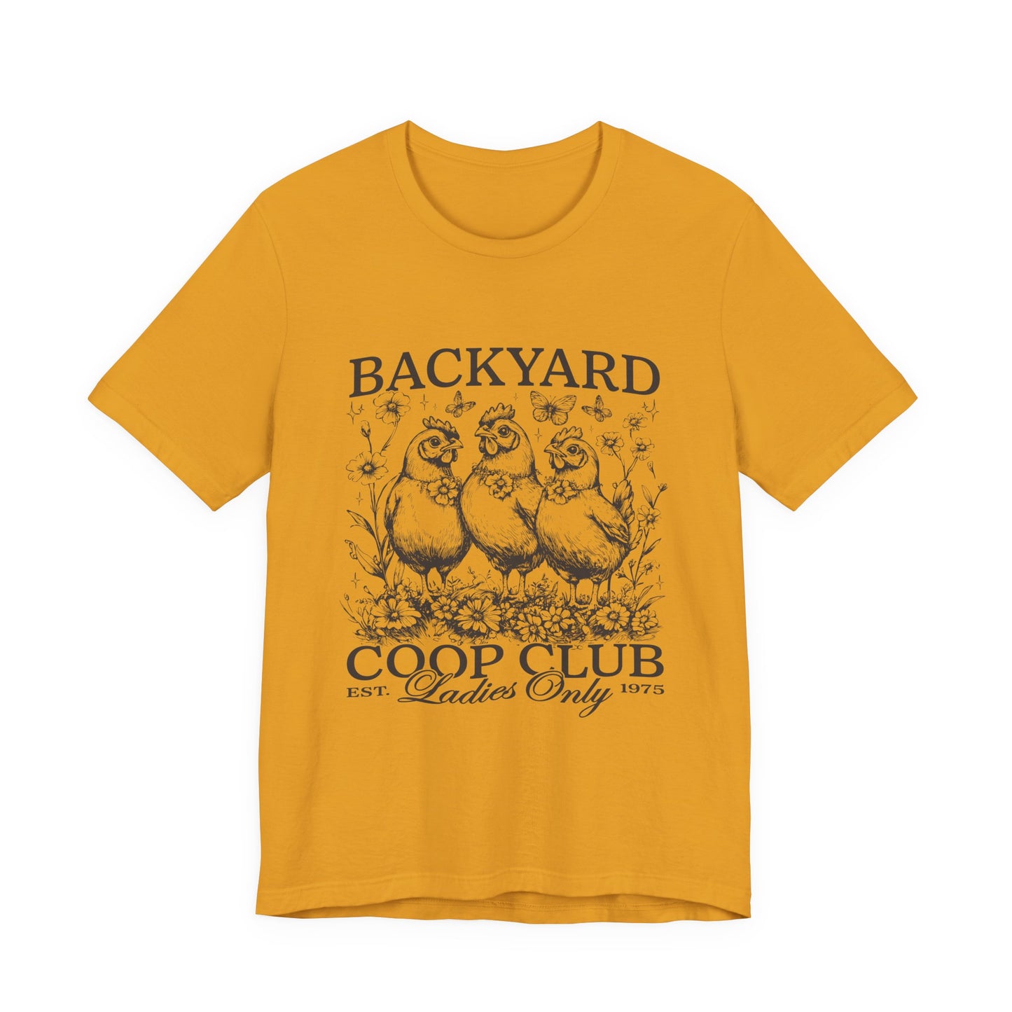 Ladies Only Chicken Farm Graphic T-Shirt