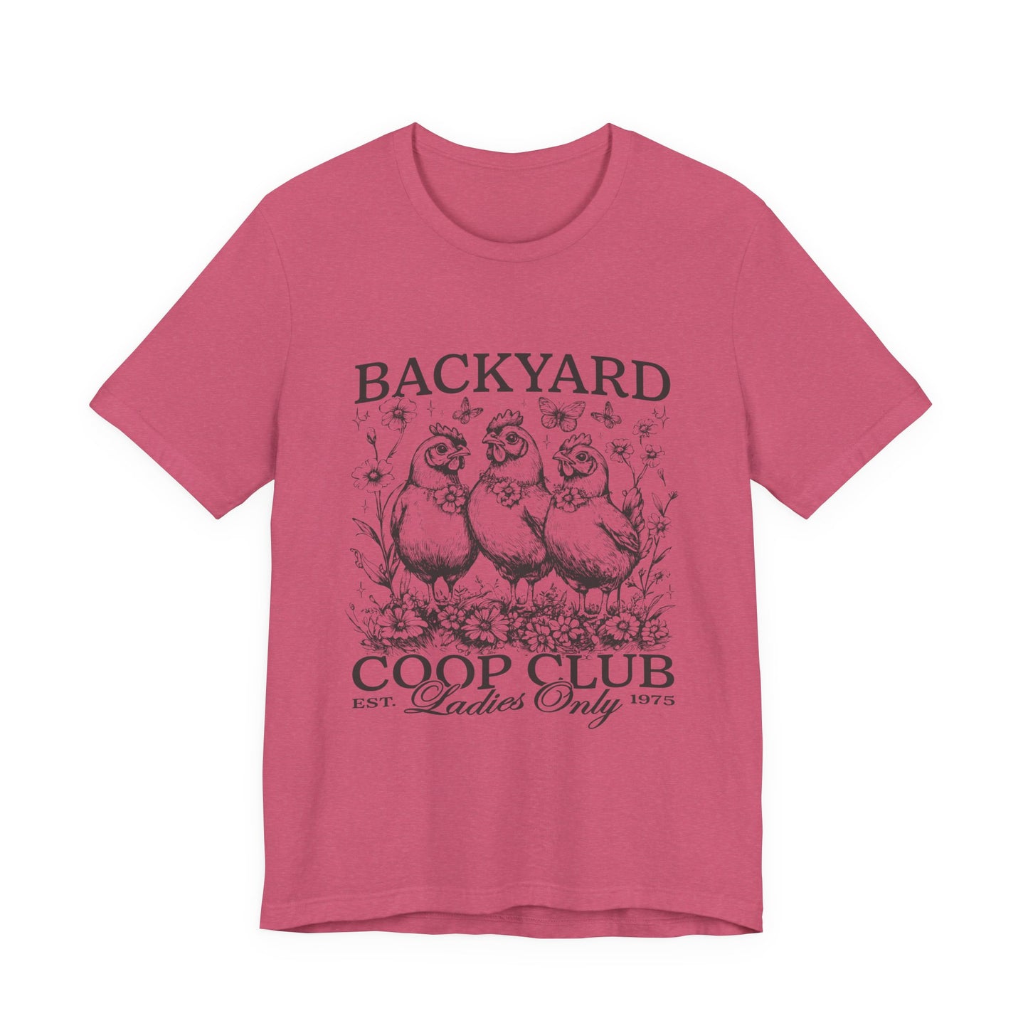 Ladies Only Chicken Farm Graphic T-Shirt