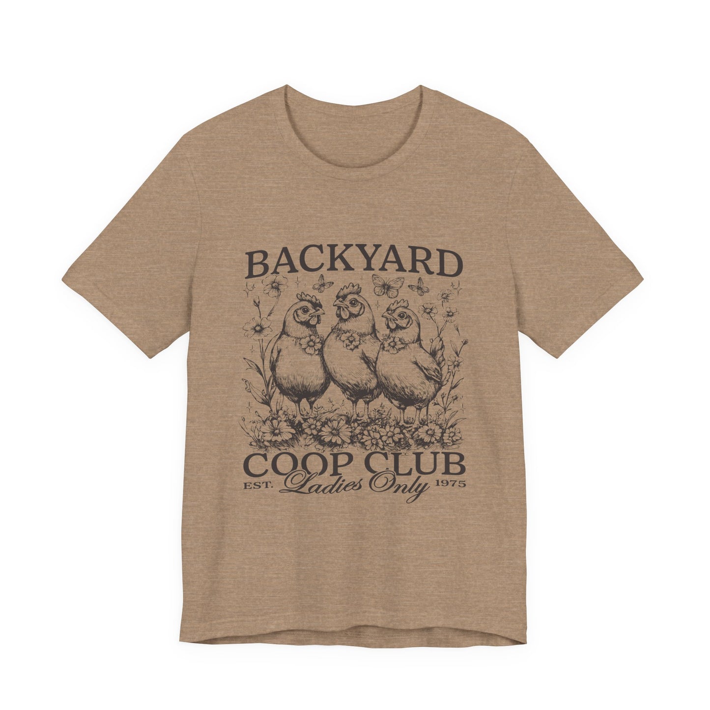 Ladies Only Chicken Farm Graphic T-Shirt