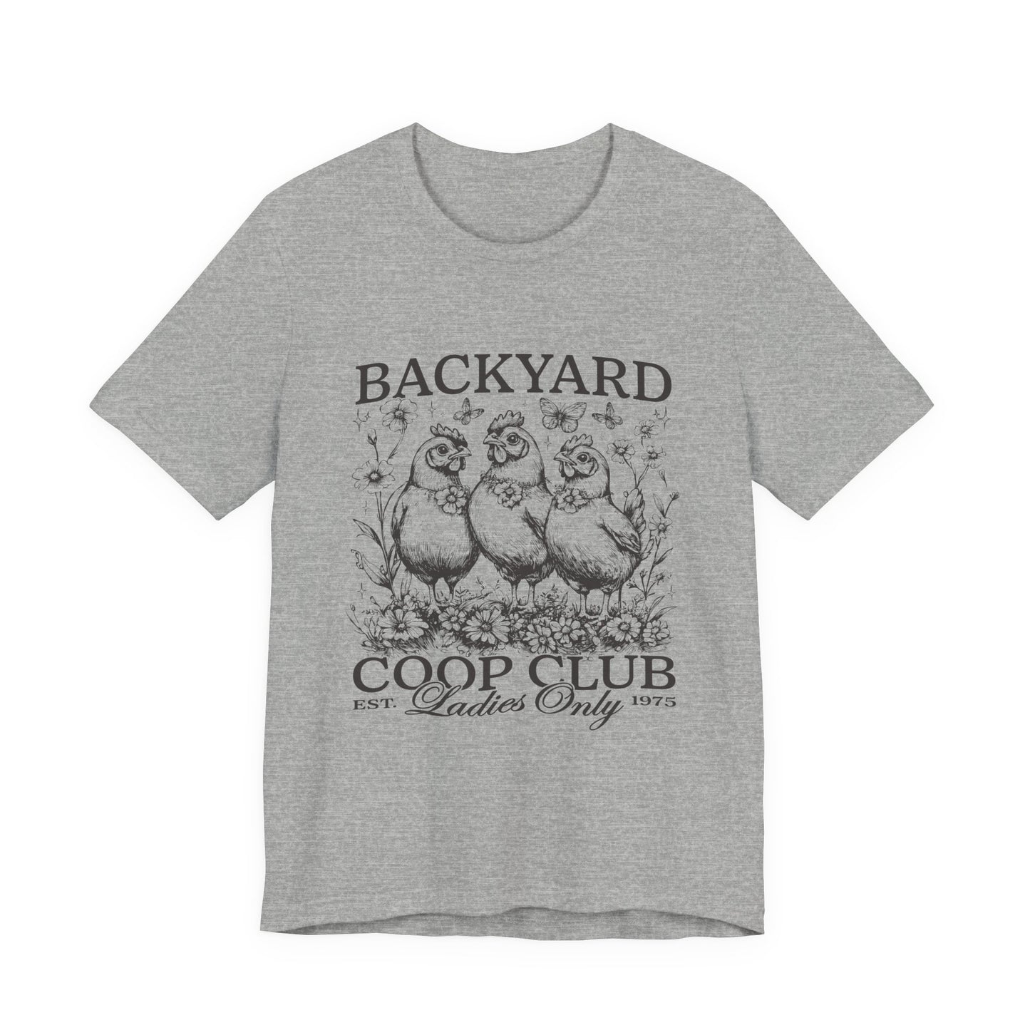 Ladies Only Chicken Farm Graphic T-Shirt
