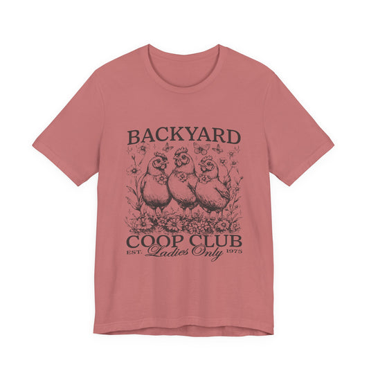 Ladies Only Chicken Farm Graphic T-Shirt