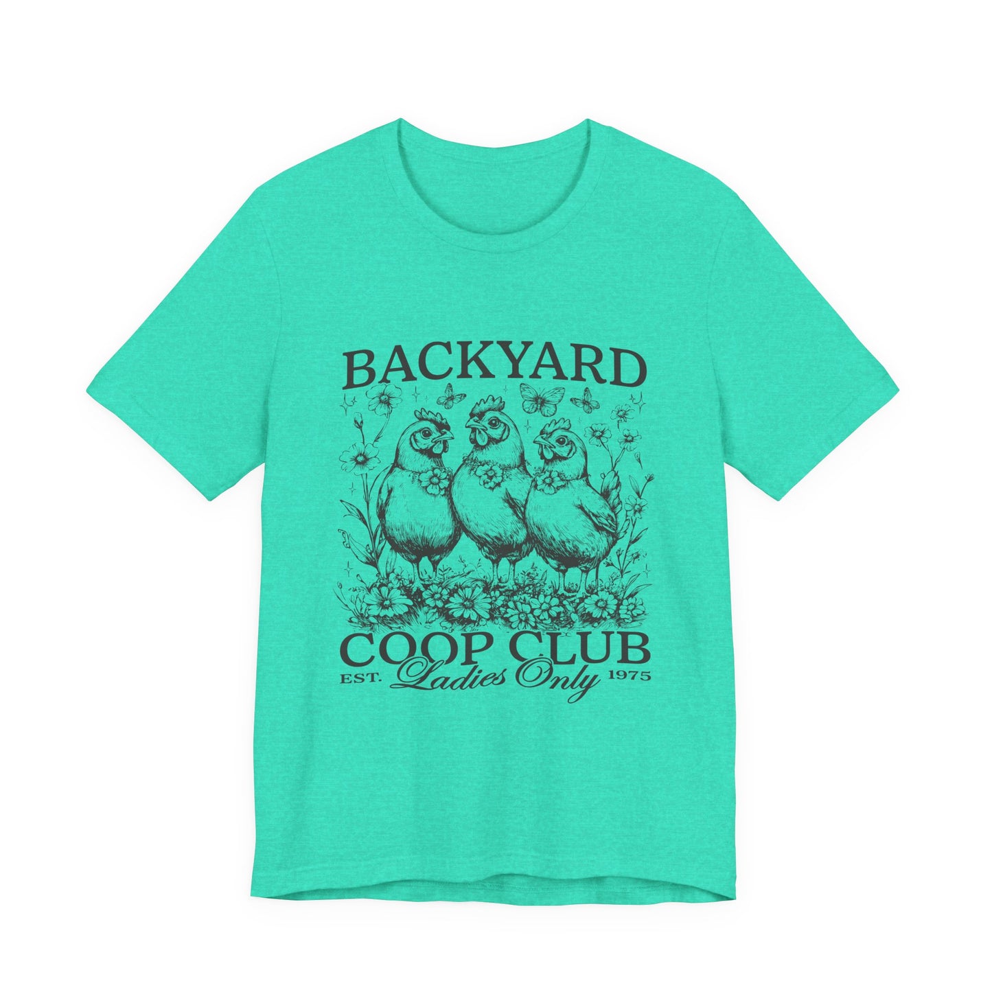 Ladies Only Chicken Farm Graphic T-Shirt