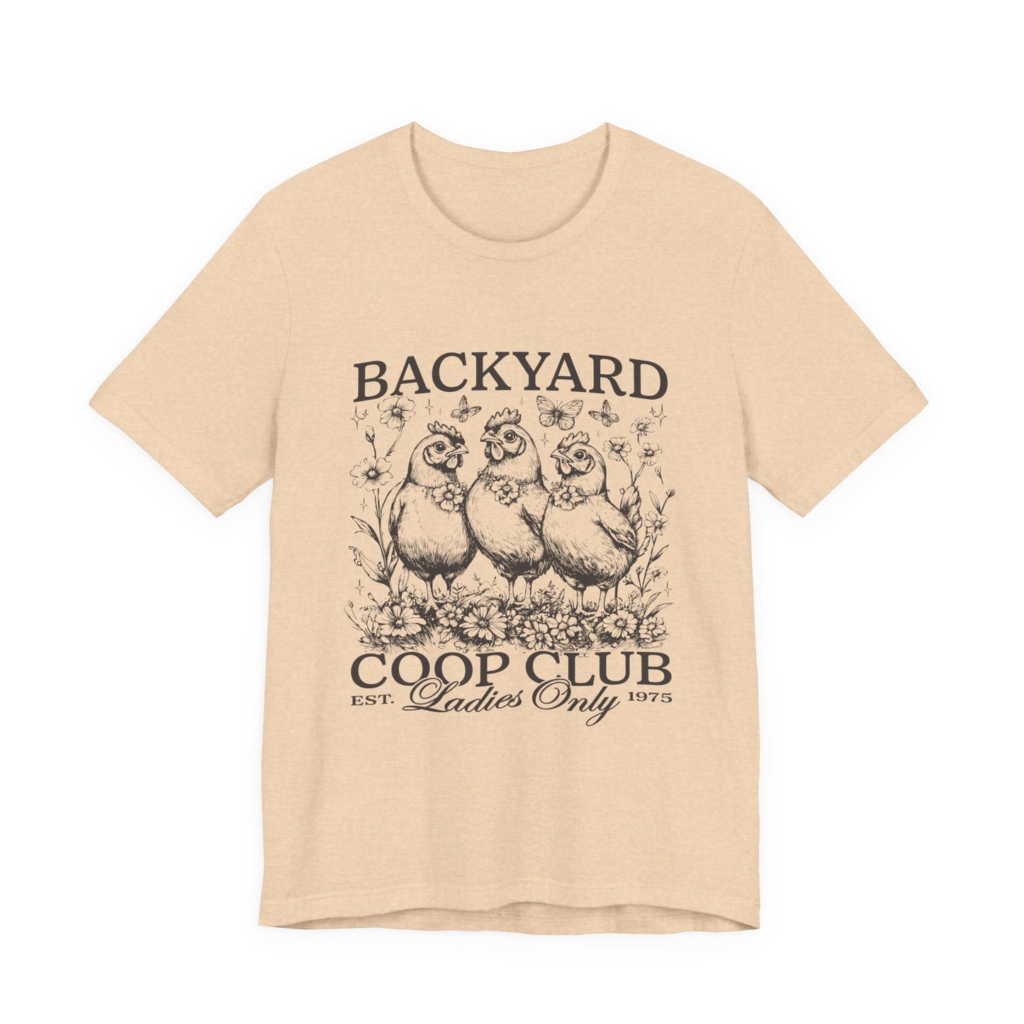 Ladies Only Chicken Farm Graphic T-Shirt